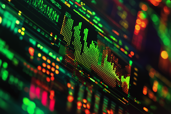 Aktuelle Markttrends und Finanzanalysen auf professionellen Monitoren